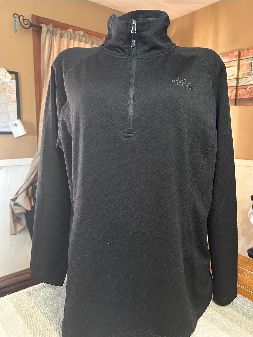 The North Face Black Lightweight Half-Zip Pullover